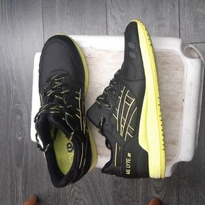 Asics Gel Lyte III Black Neon Volt Shoes